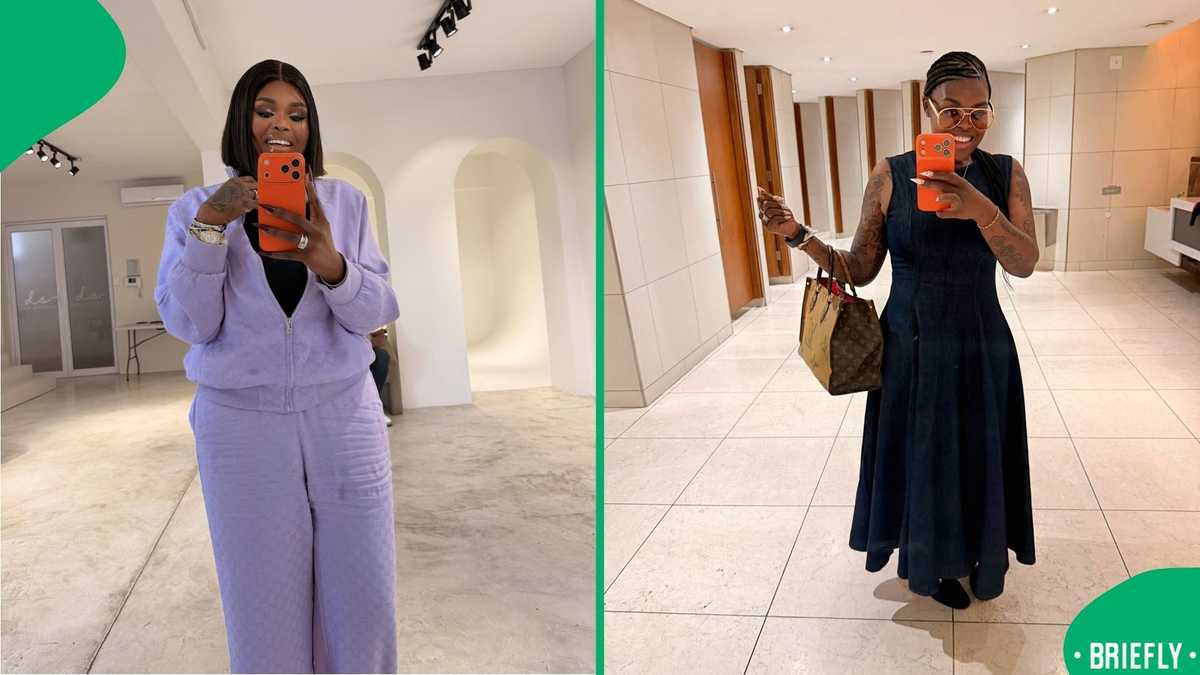 If it was fire, why is she standing like this? Gogo Maweni’s look ...