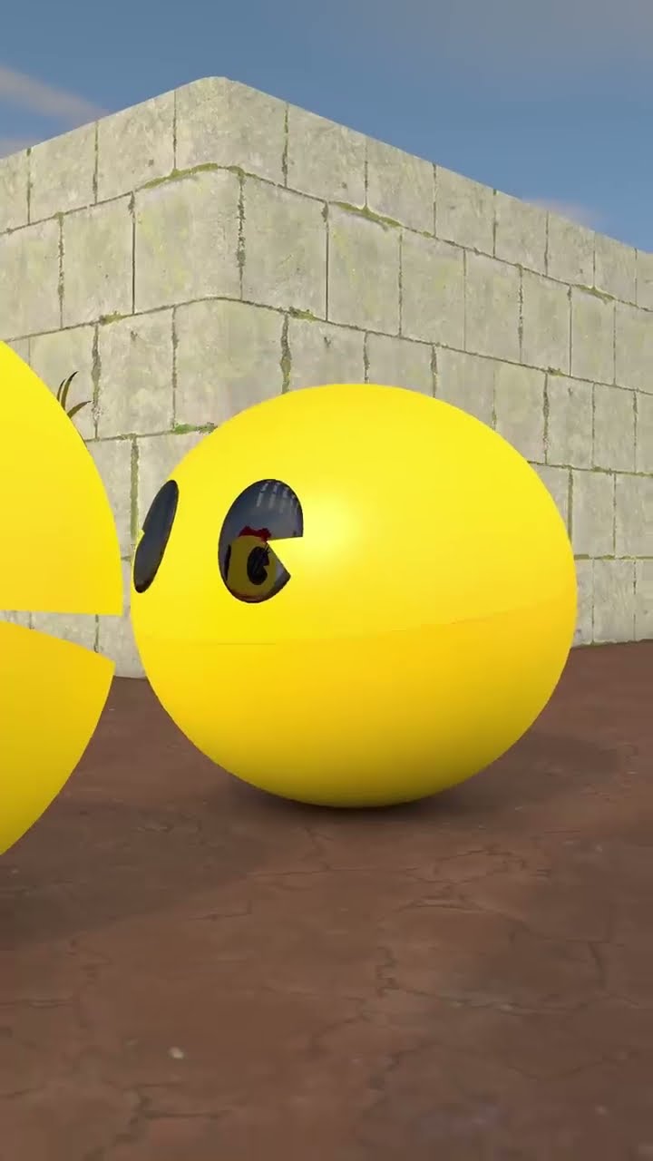 Pacman vs Ms Pacman #Shorts