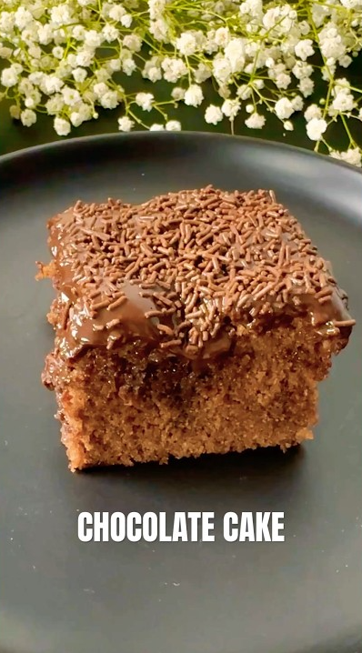 Discover a soft chocolate cake packed with deep flavor