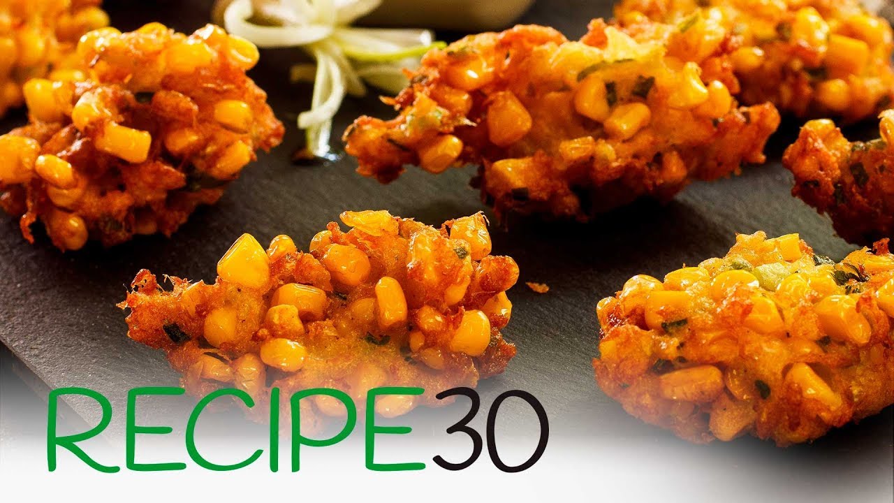Crab and corn fritters - simple to make