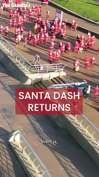 Santa Dash returns to Blackpool