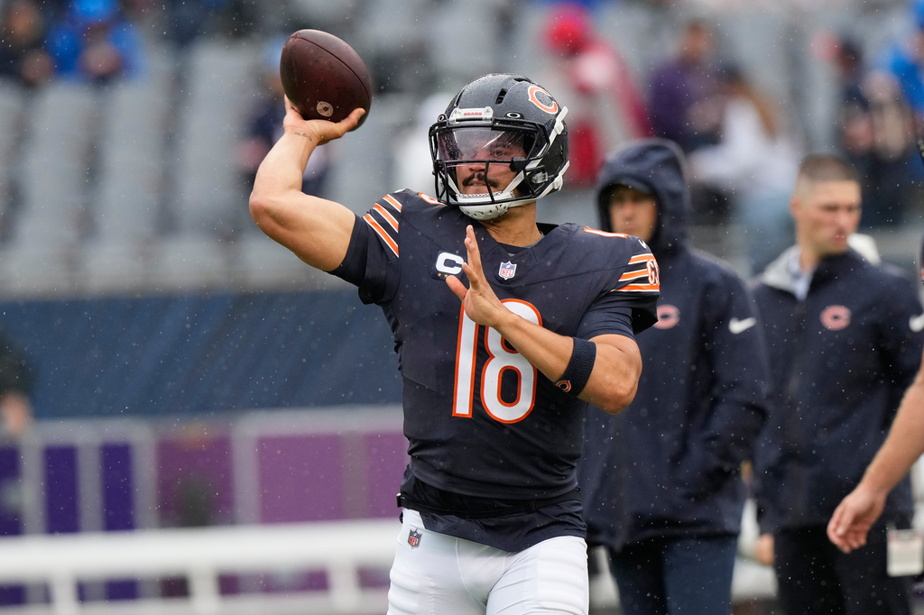 Chicago Bears quarterback Caleb Williams feels ready to test injured ...