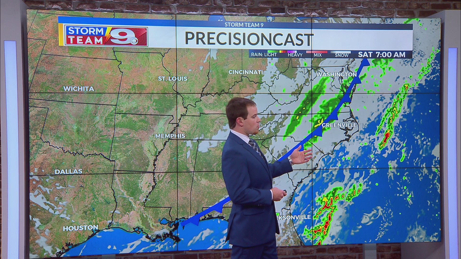 Cold front on the move