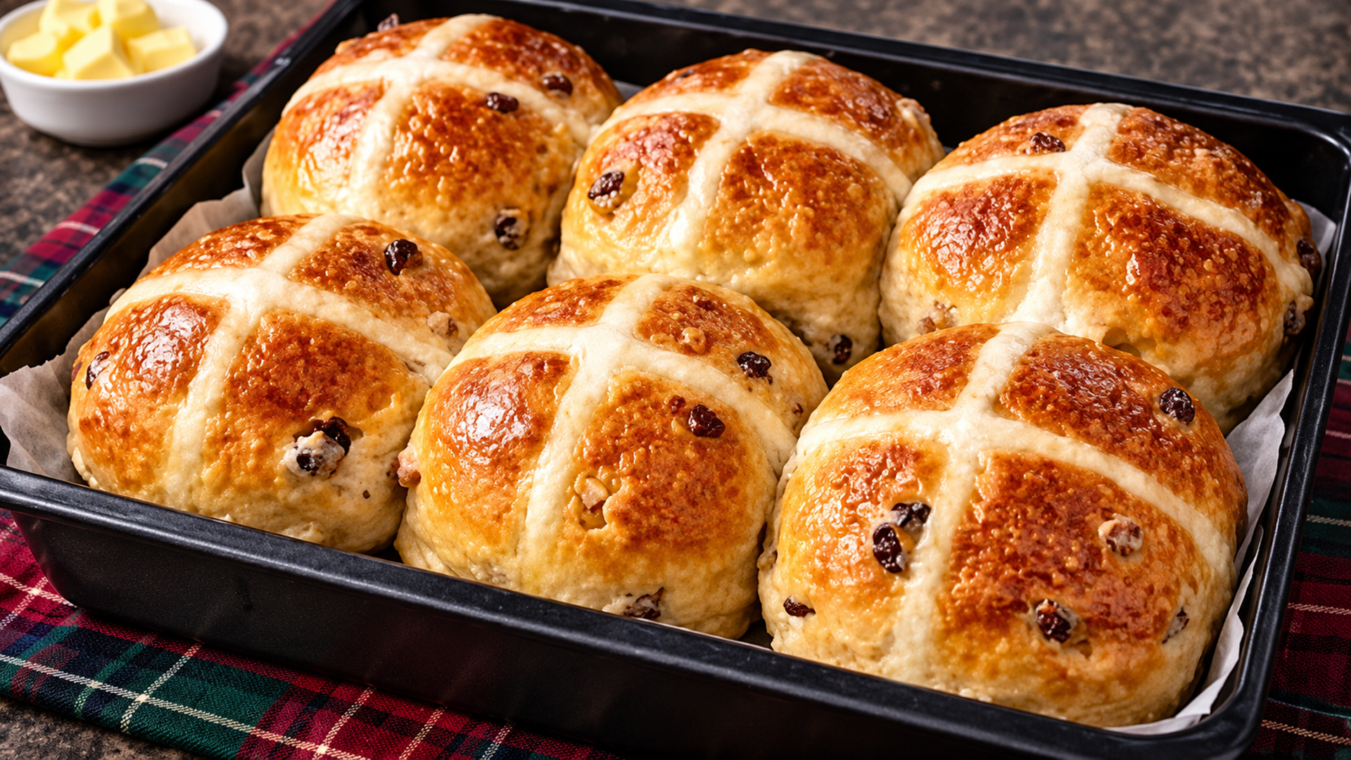 How to make soft homemade Easter hot cross buns