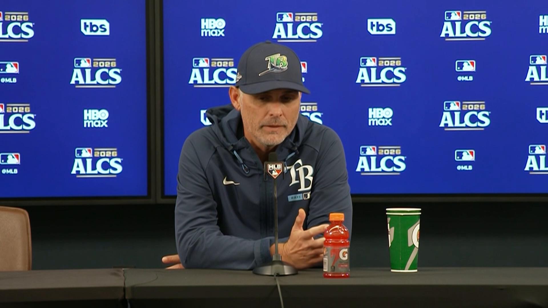 Rays 'going to stay at it' despite being down 2-1 in ALCS