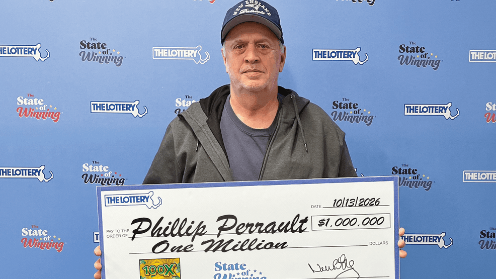 Rhode Island man wins $1 million prize in scratch ticket game
