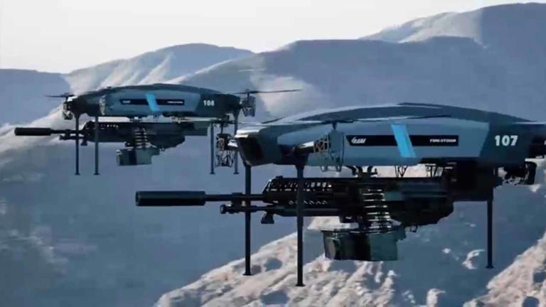 Israel tests drone with M250 machine gun and up to 3 hours of flight ...