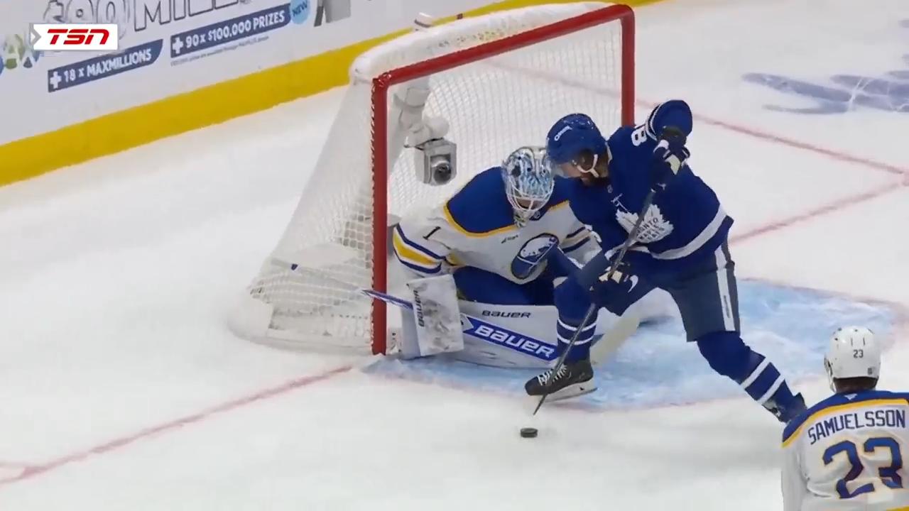 Moment: Kirill Marchenko scores remarkable between-the-legs goal