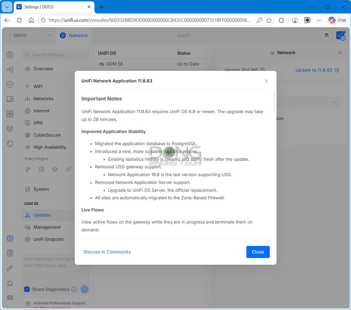 Ubiquiti's Network 11, released: WiFi uplink, Matter Thread support ...