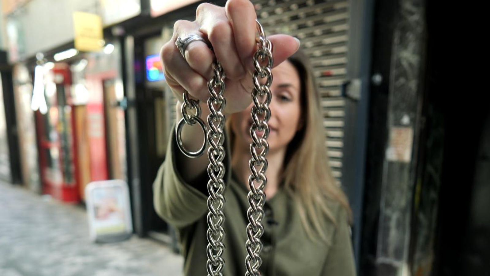 How choke chains are 'normalising strangulation'