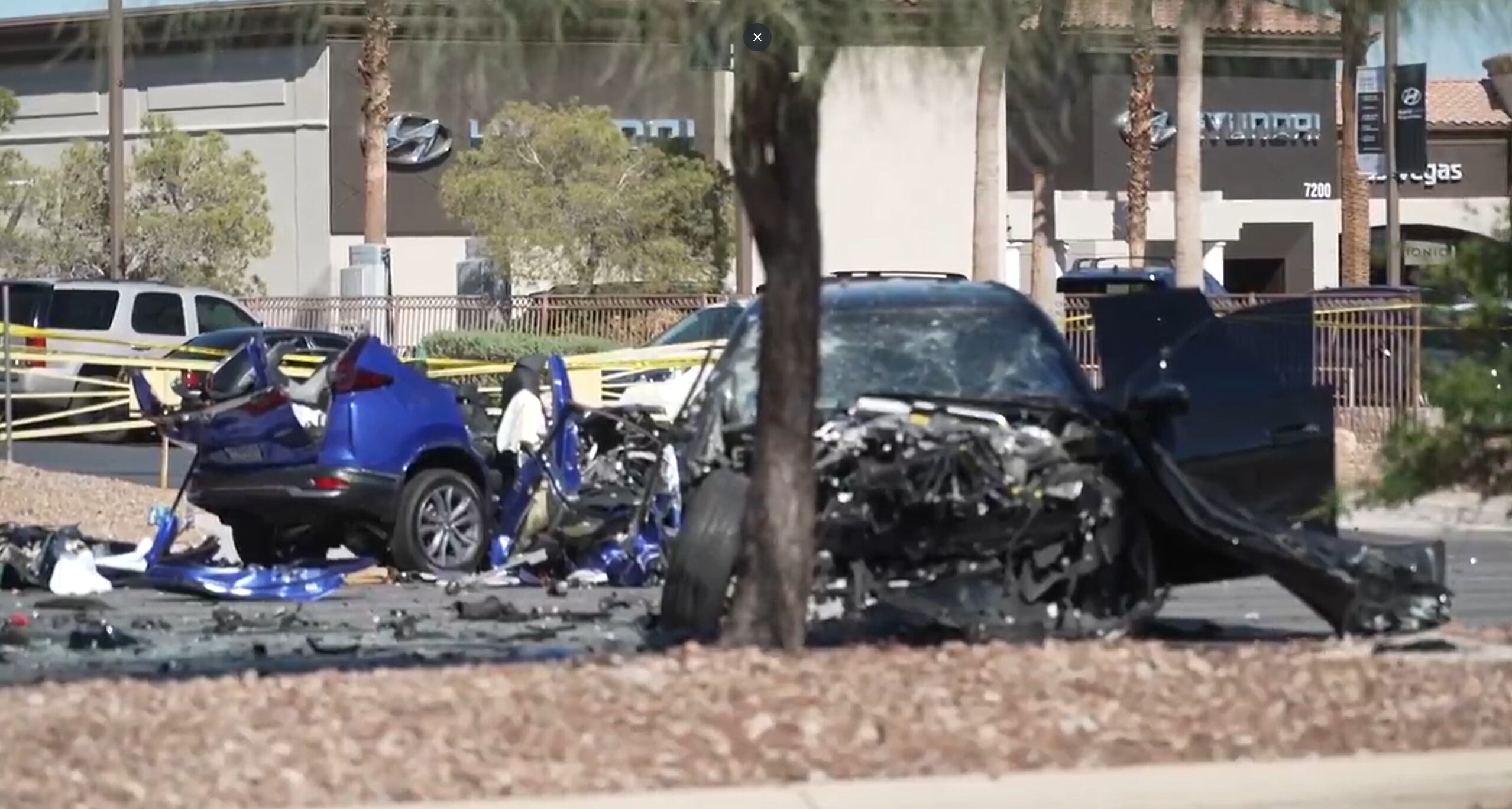 Las Vegas police make desperate plea to community after wrong-way crash near Sahara, Rainbow