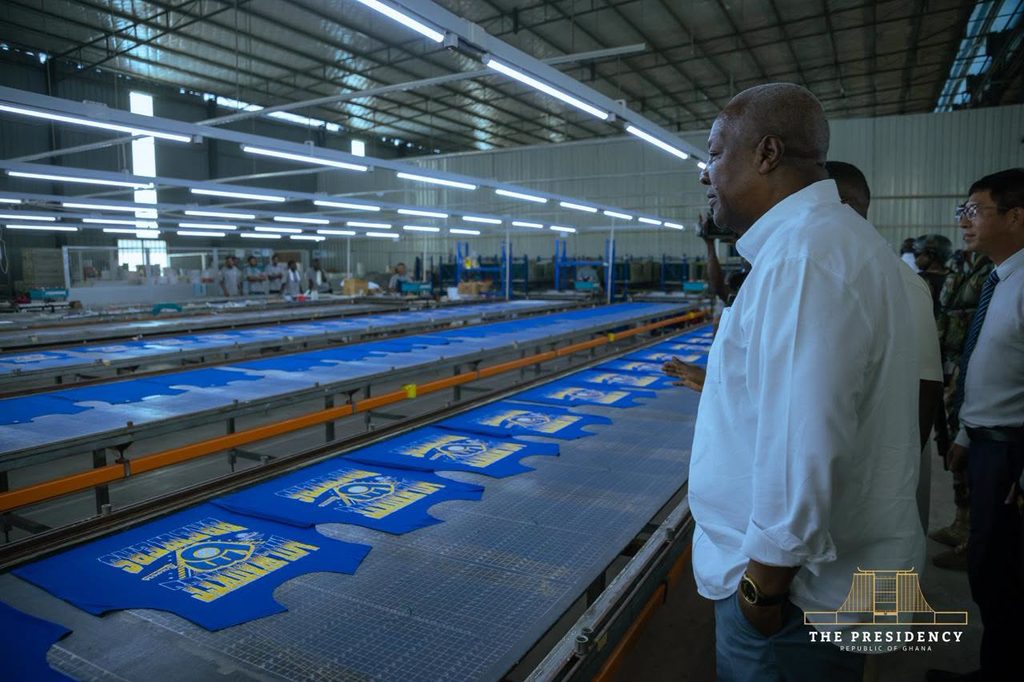 Prez. Mahama visits factories in Afienya/Tema