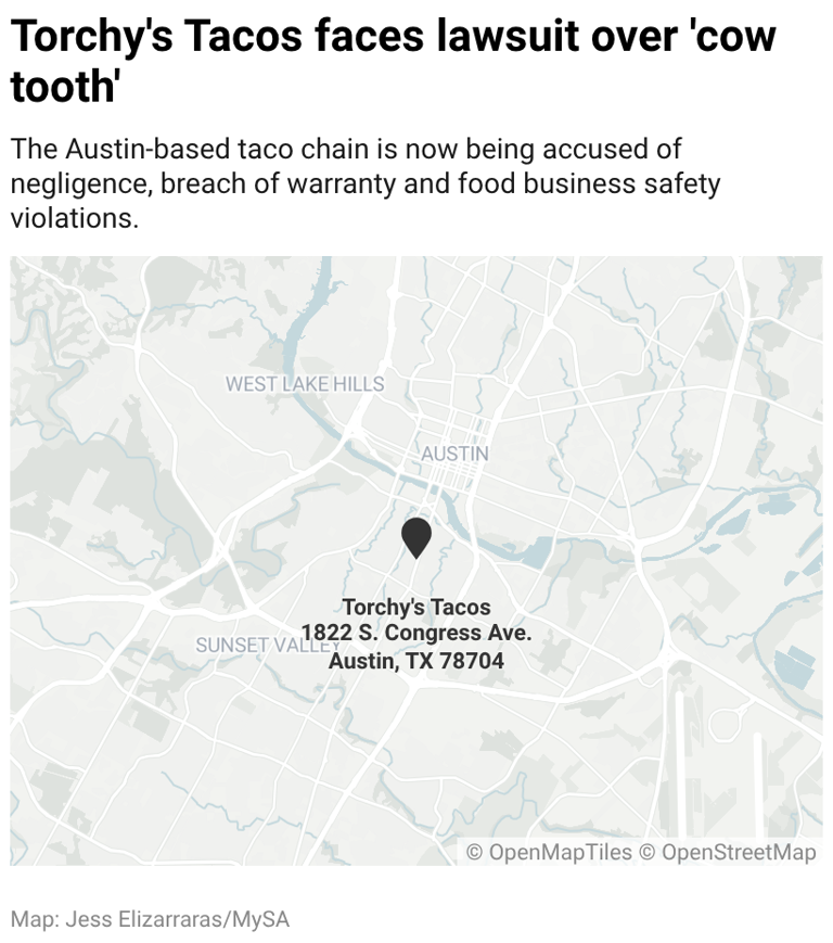 Austin taco chain sued by customer who finds cow tooth in food