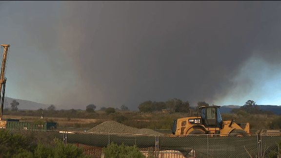Henderson fire breaks out at Camp Pendleton, prompts evacuations