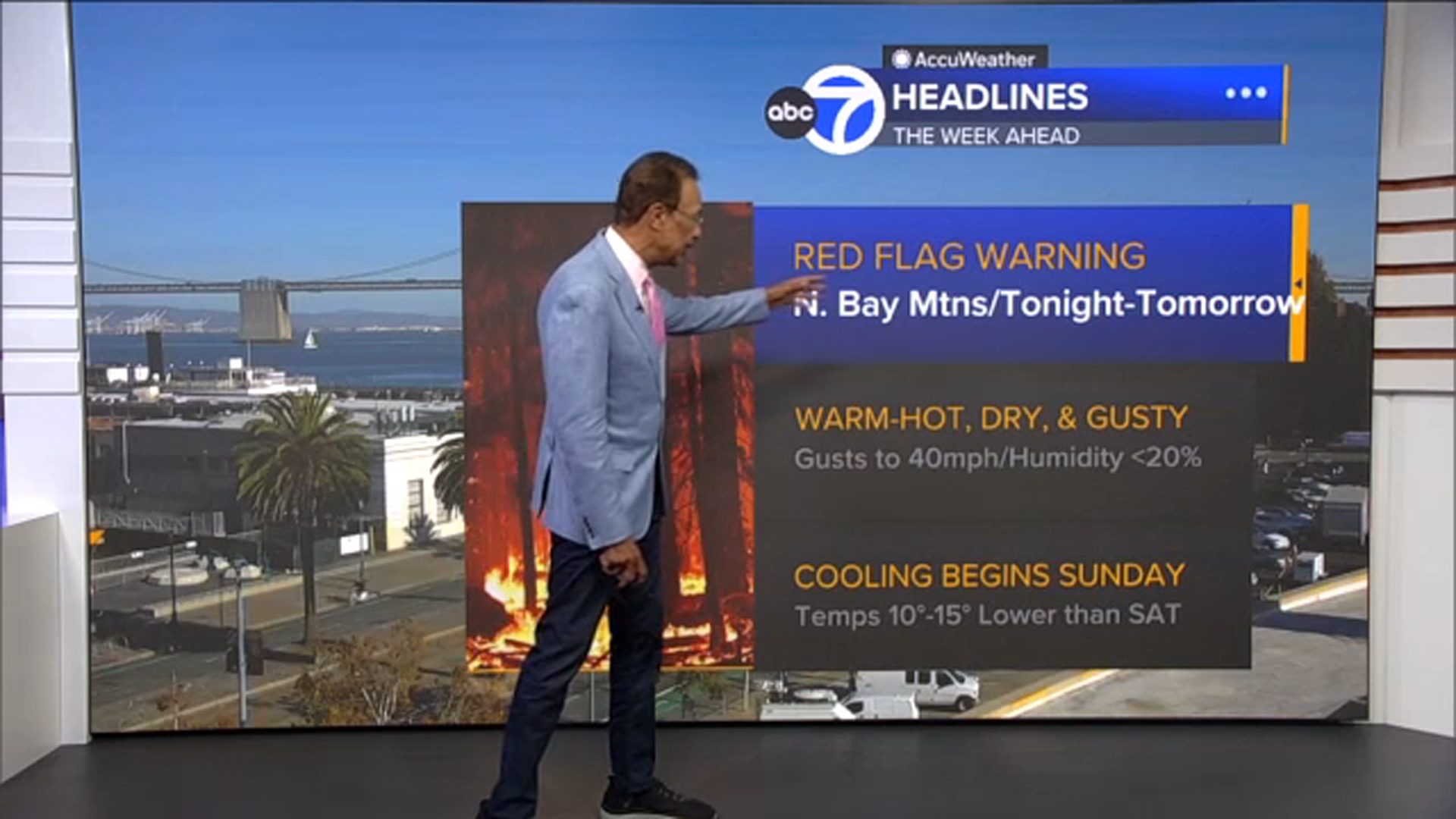 AccuWeather forecast: Wind gusts, low humidity trigger high fire danger ...