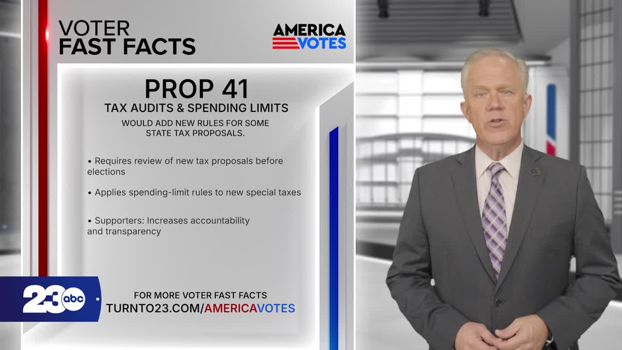 Voter fast facts: Prop 41