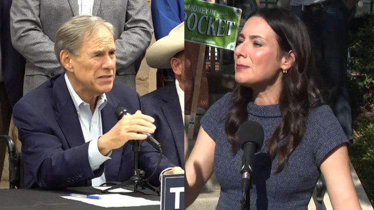 Gov. Abbott touts public safety plans during Tyler visit as Gina Hinojosa calls for a debate
