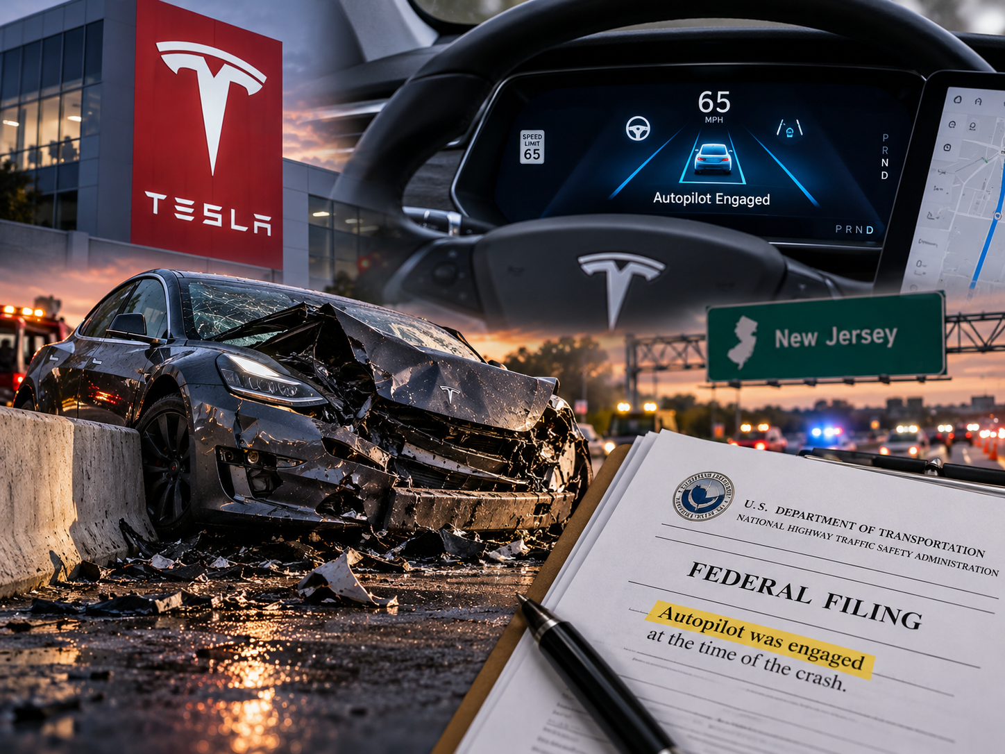 Tesla autopilot: Federal filing confirms driver-assistance system was ...