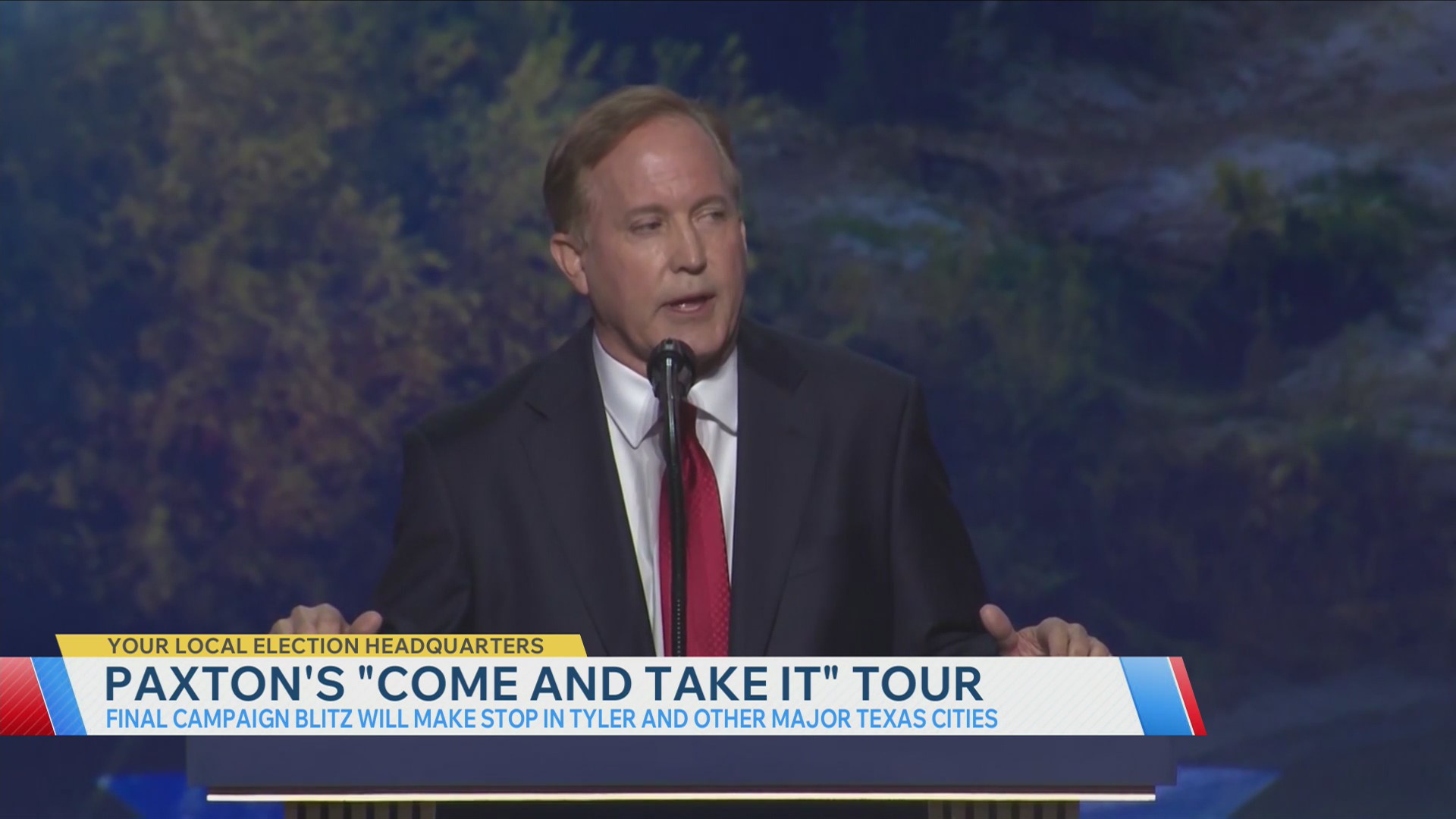 Ken Paxton to close Senate campaign with 