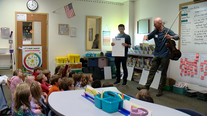 Colorado Springs Philharmonic visits Steele Elementary