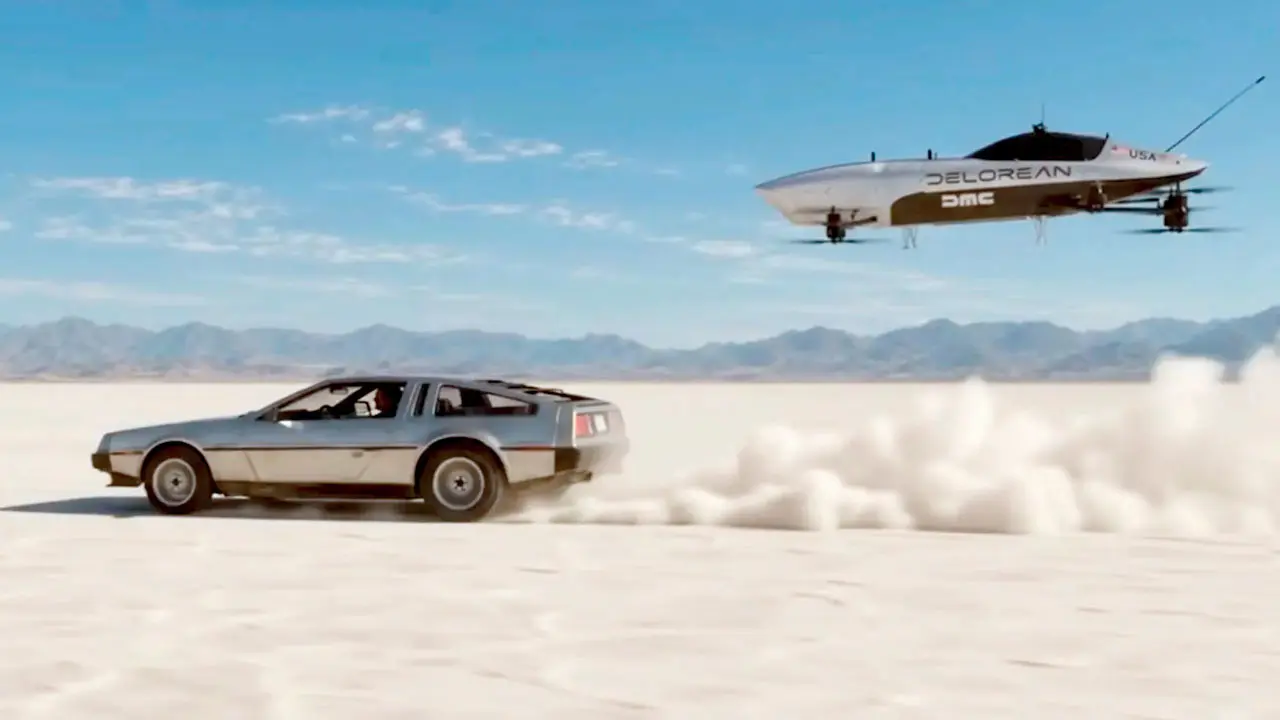 DeLorean to enter electric flying car racing in November 2026