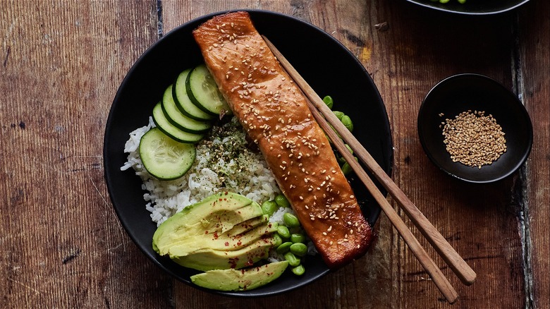 Miso-teriyaki salmon recipe