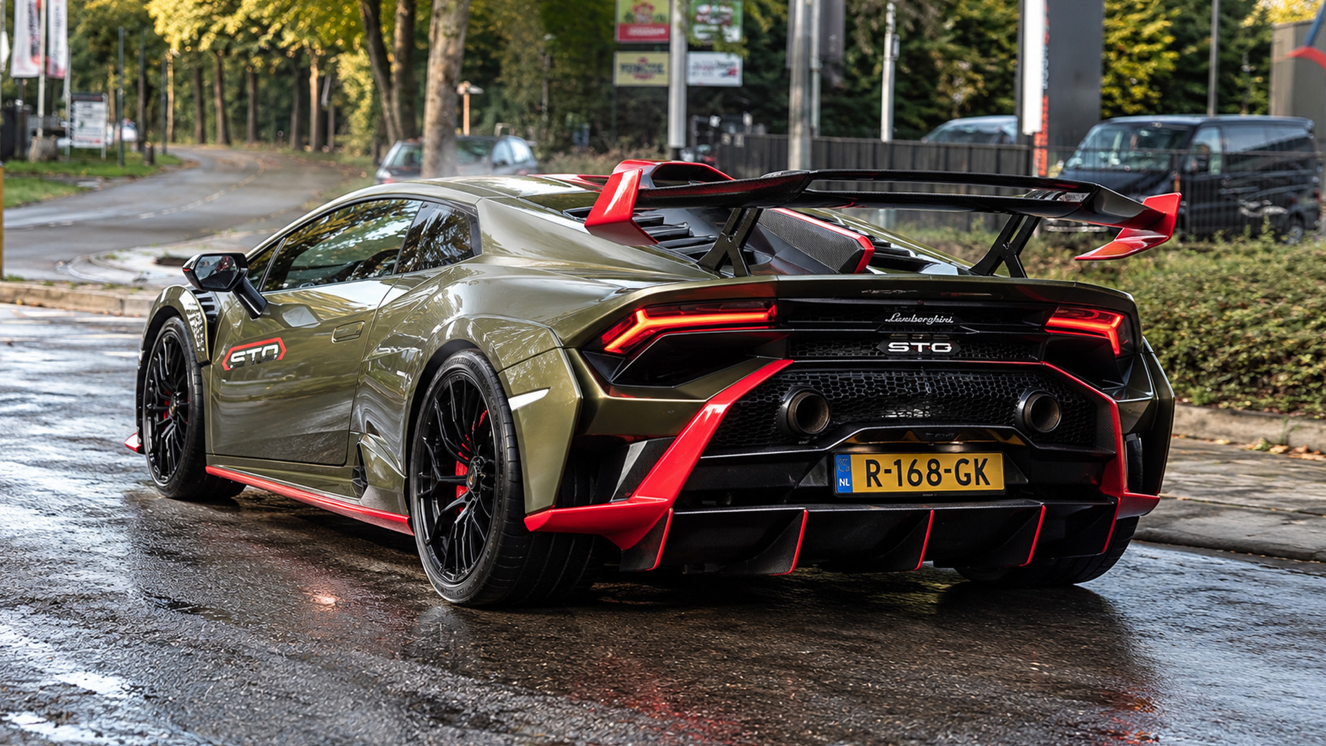Lamborghini Huracán STO laat agressieve aerodynamica aan de achterkant ...