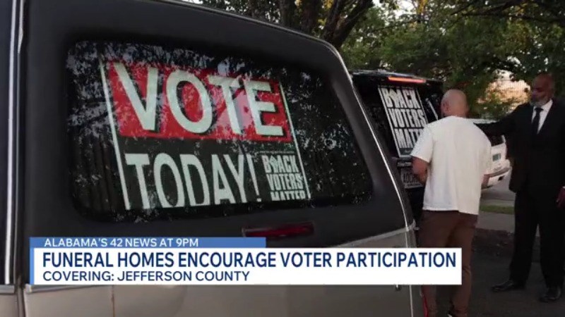 Jefferson County funeral homes host votercade encouraging people to vote ahead of general election