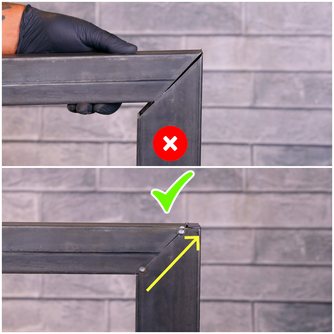 Metal wielding technique by a professional