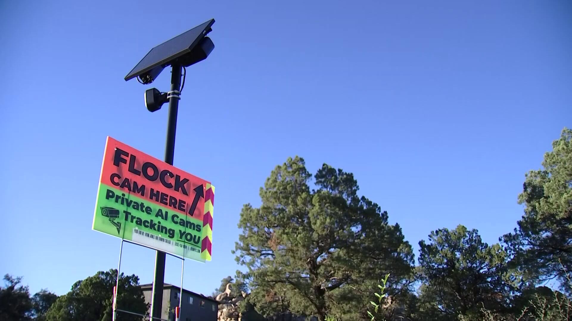 Northern Arizona candidate turns campaign signs into Flock camera warning