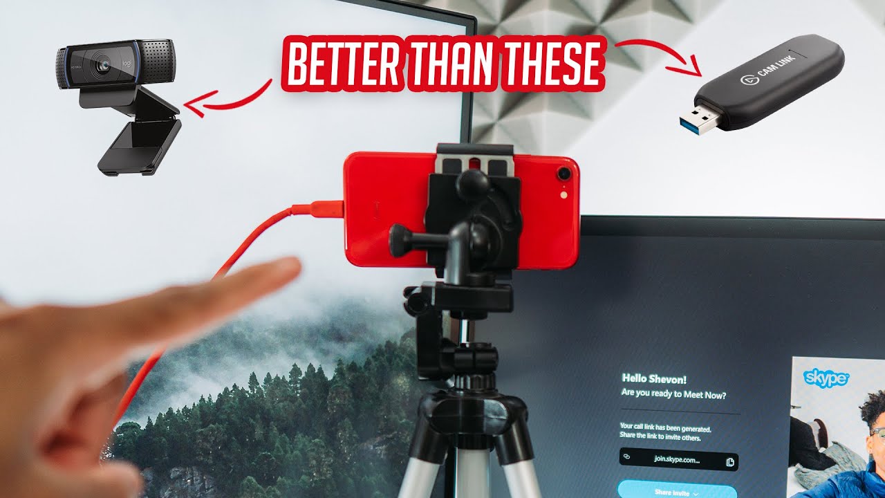 How to use your phone as a webcam - Elgato Camlink alternative