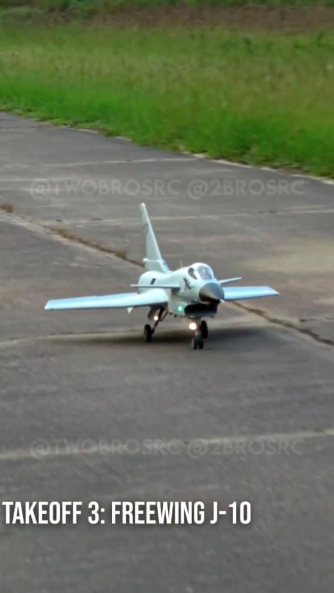 RC aircraft deck launch demonstrates precision takeoff skills