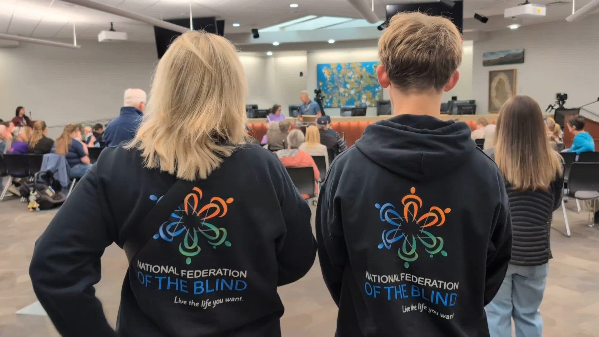 Blind Boiseans celebrate White Cane Awareness Day