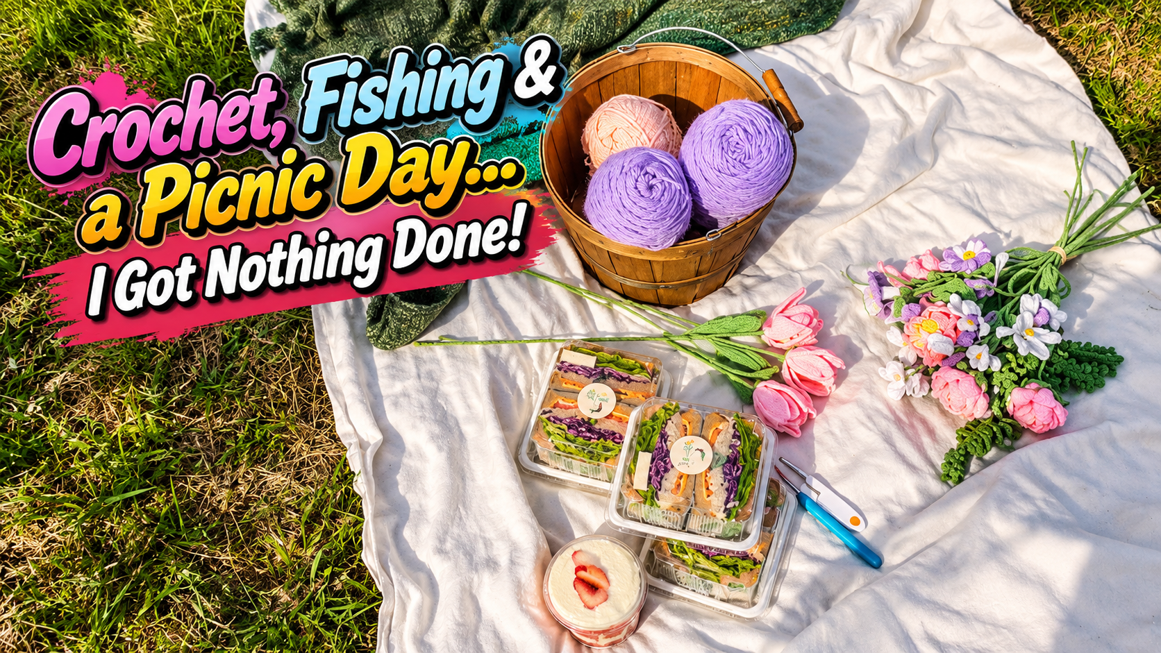 7 crochet flower vendors at Lilac Fest but sales were half