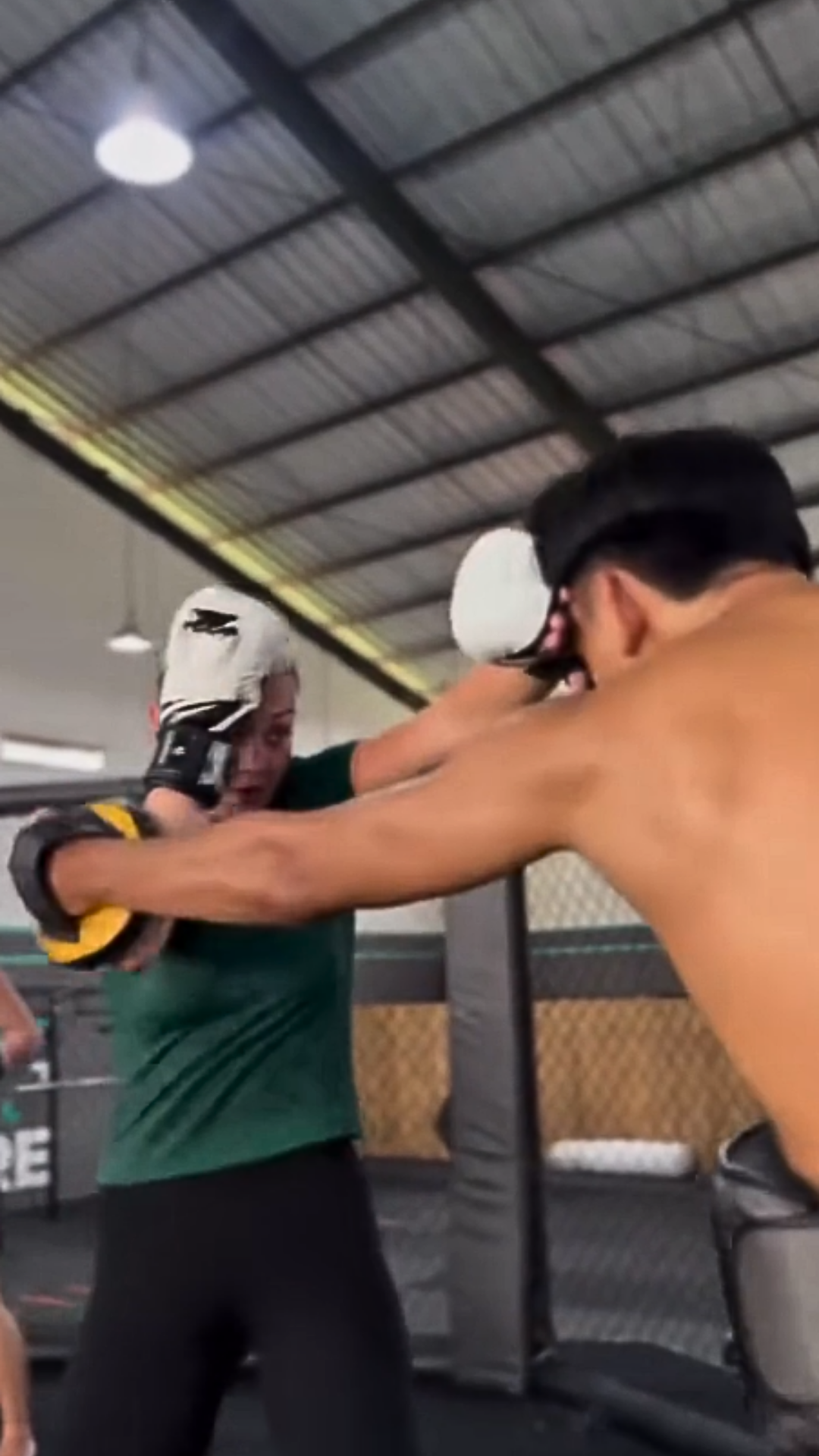 Muay Thai training session for strength and fitness