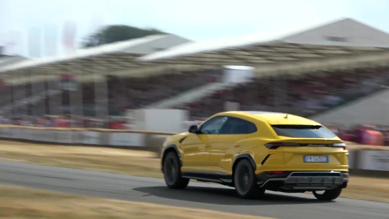 Lamborghini Urus gets a first drive at Goodwood Festival of Speed