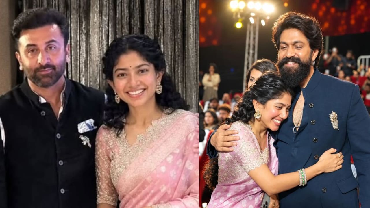 Sai Pallavi's custom pink saree brings traditional elegance to Ramayana ...