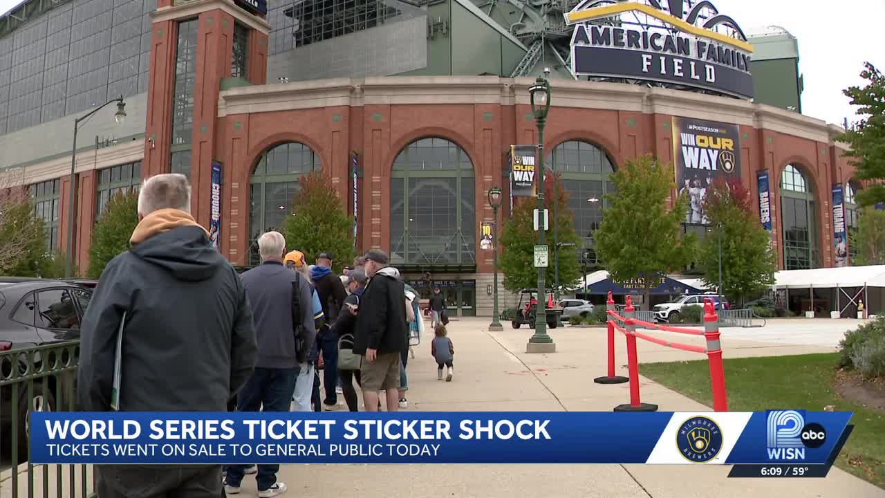 Brewers fans shocked by high World Series ticket prices