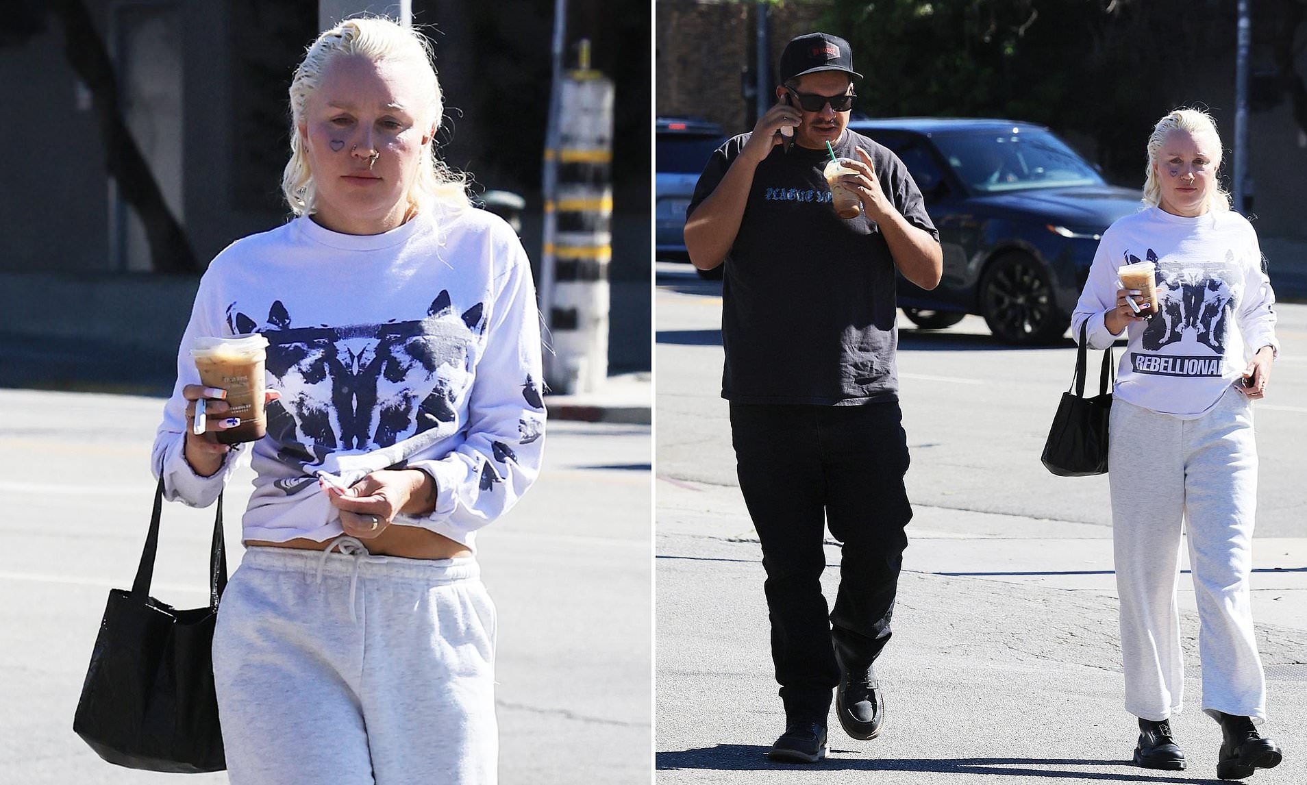 Amanda Bynes shows off Ozempic weight loss as she grabs coffee with ...