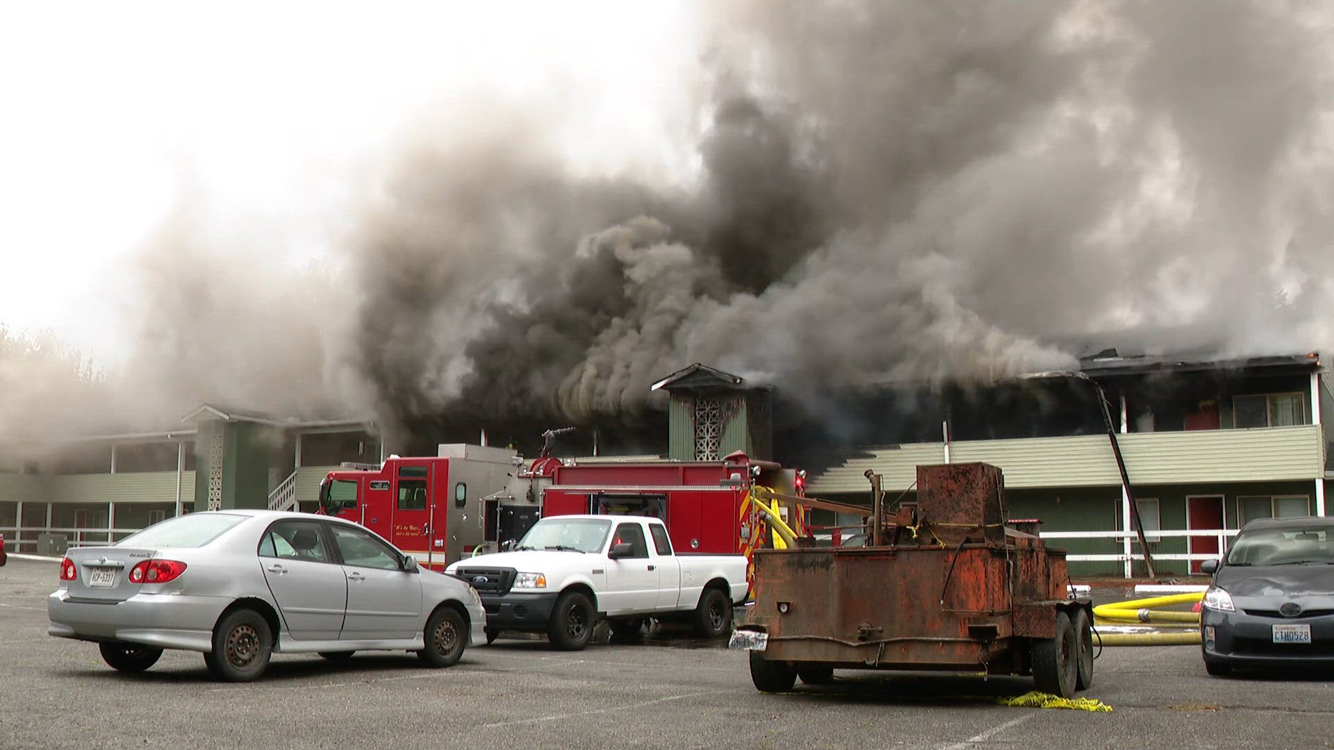 30 units damaged in Tumwater apartment fire