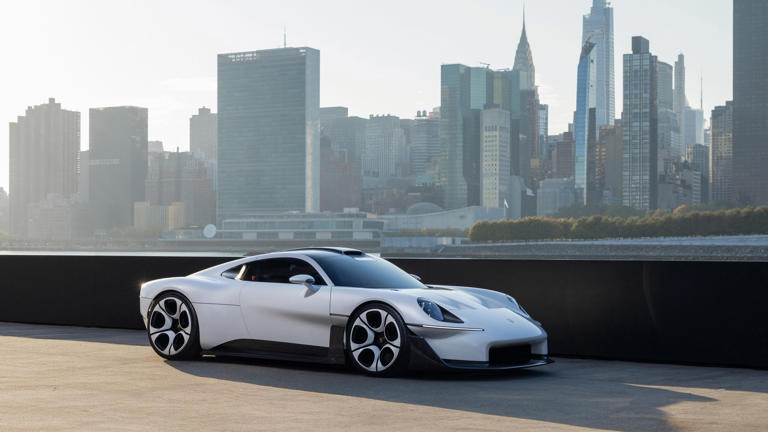 Porsche unveils new sports car lineup above iconic 911