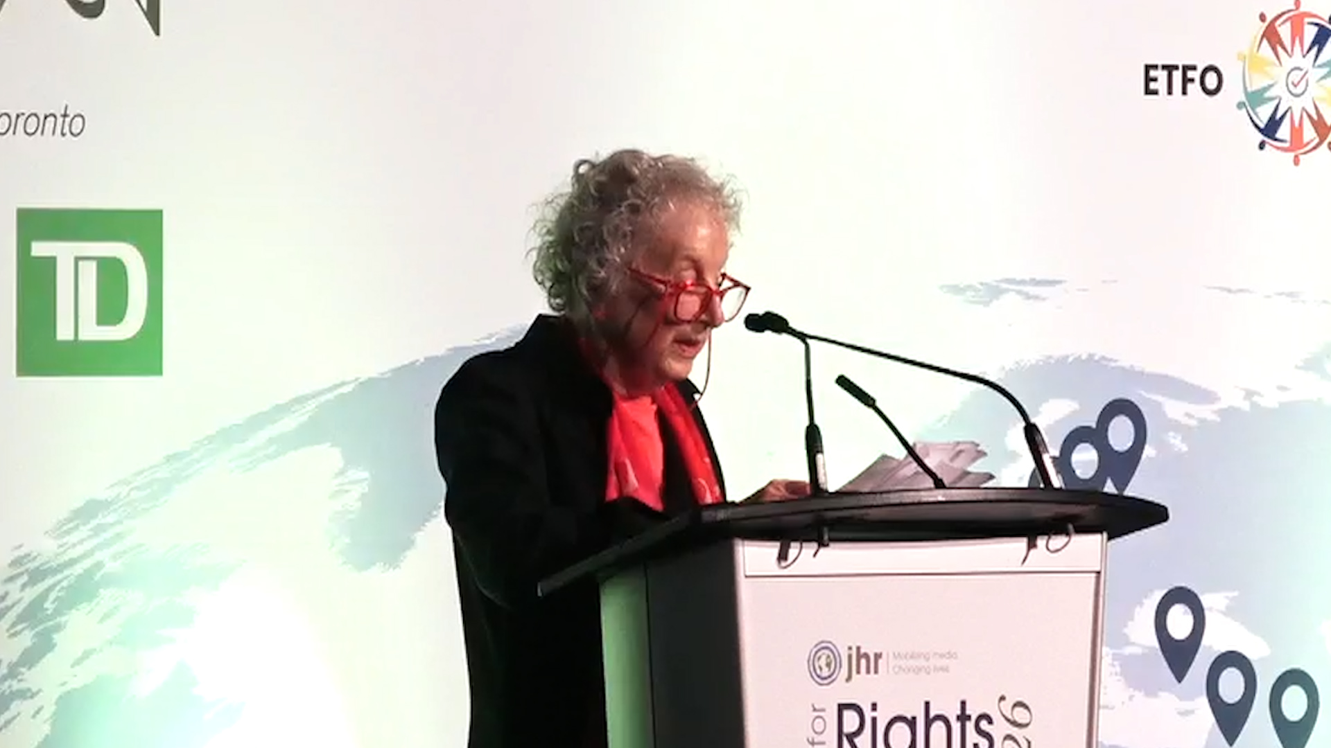 Margaret Atwood reiterates need for due process in Galloway case