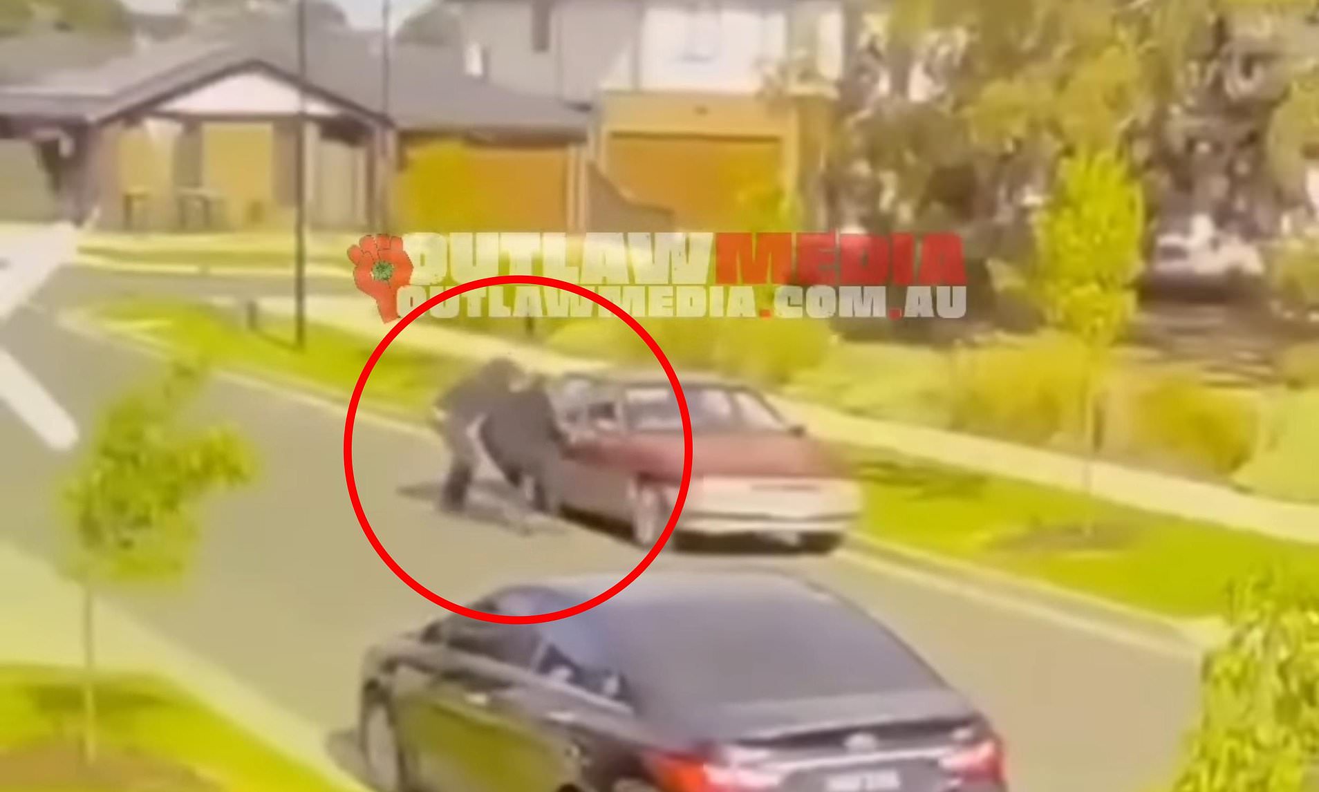CCTV captures woman's screams after man shot dead outside suburban home ...