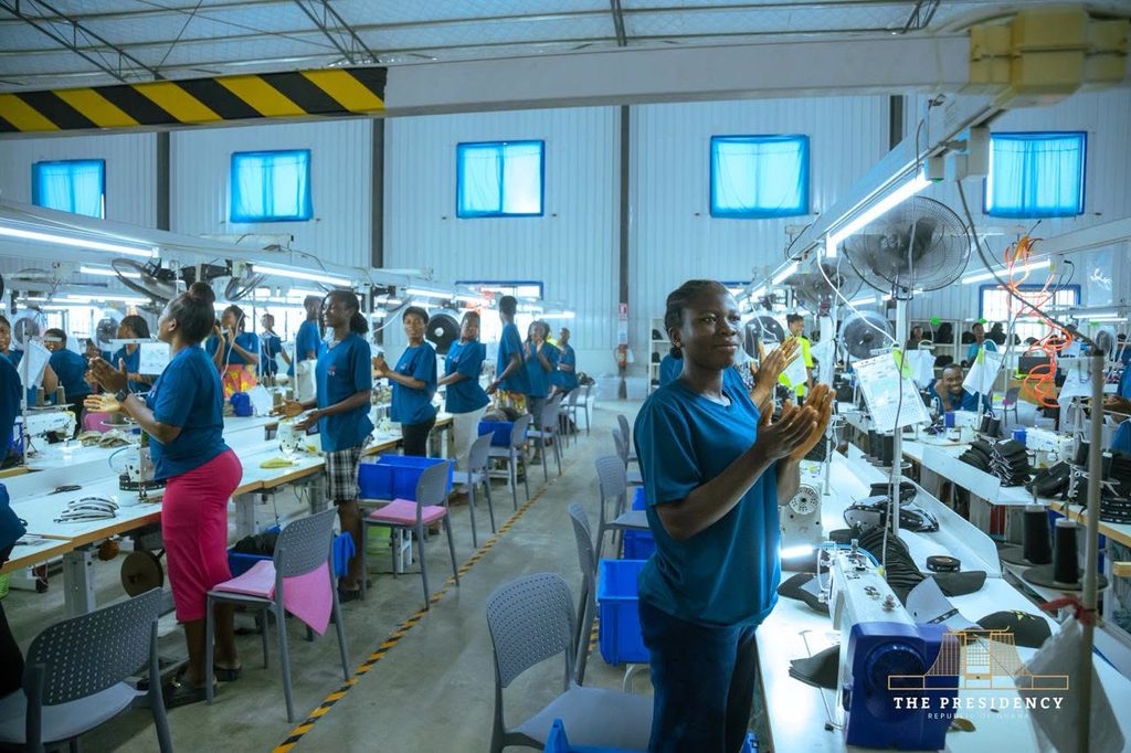 Prez. Mahama visits factories in Afienya/Tema
