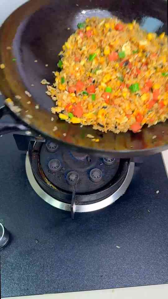 Japanese spam and seaweed fried rice recipe