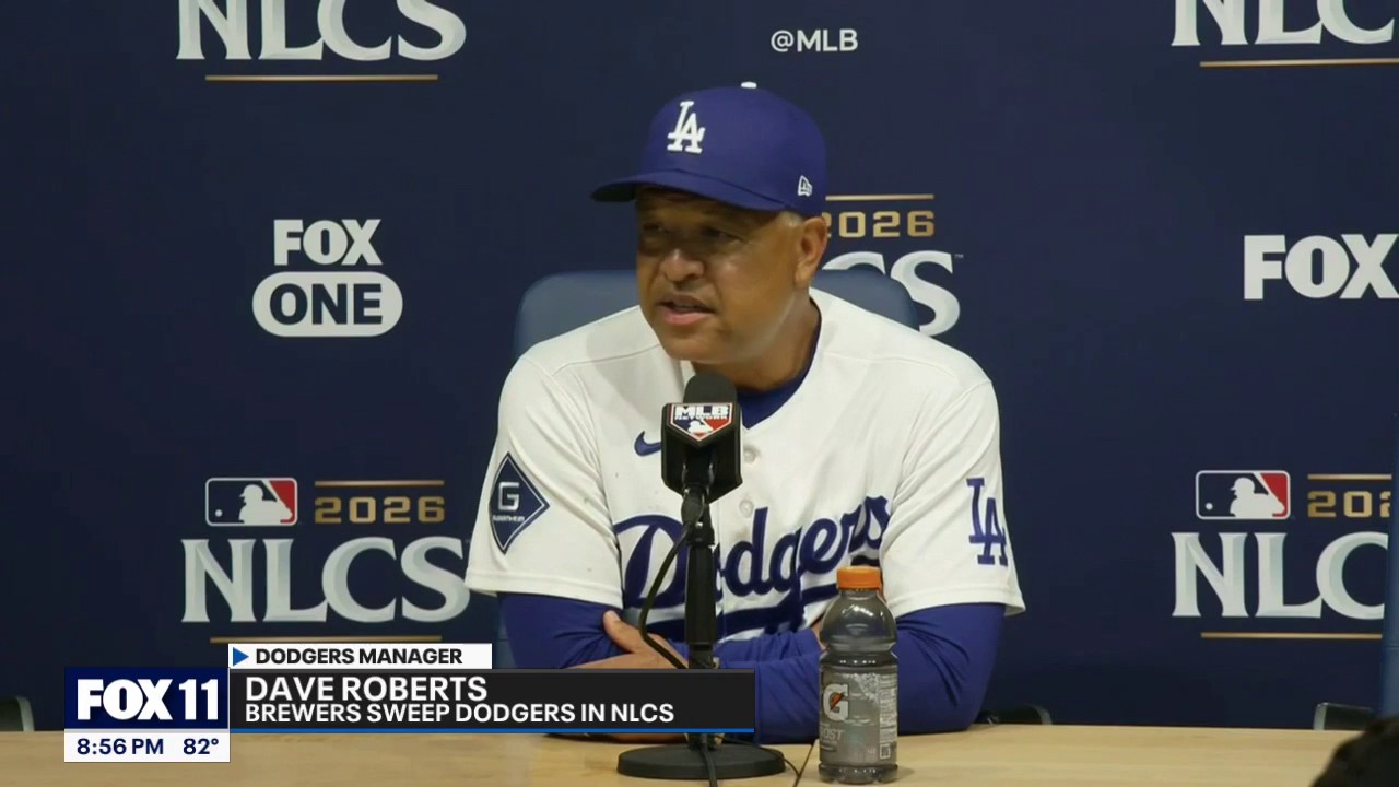Dodgers get swept in NLCS; no three-peat