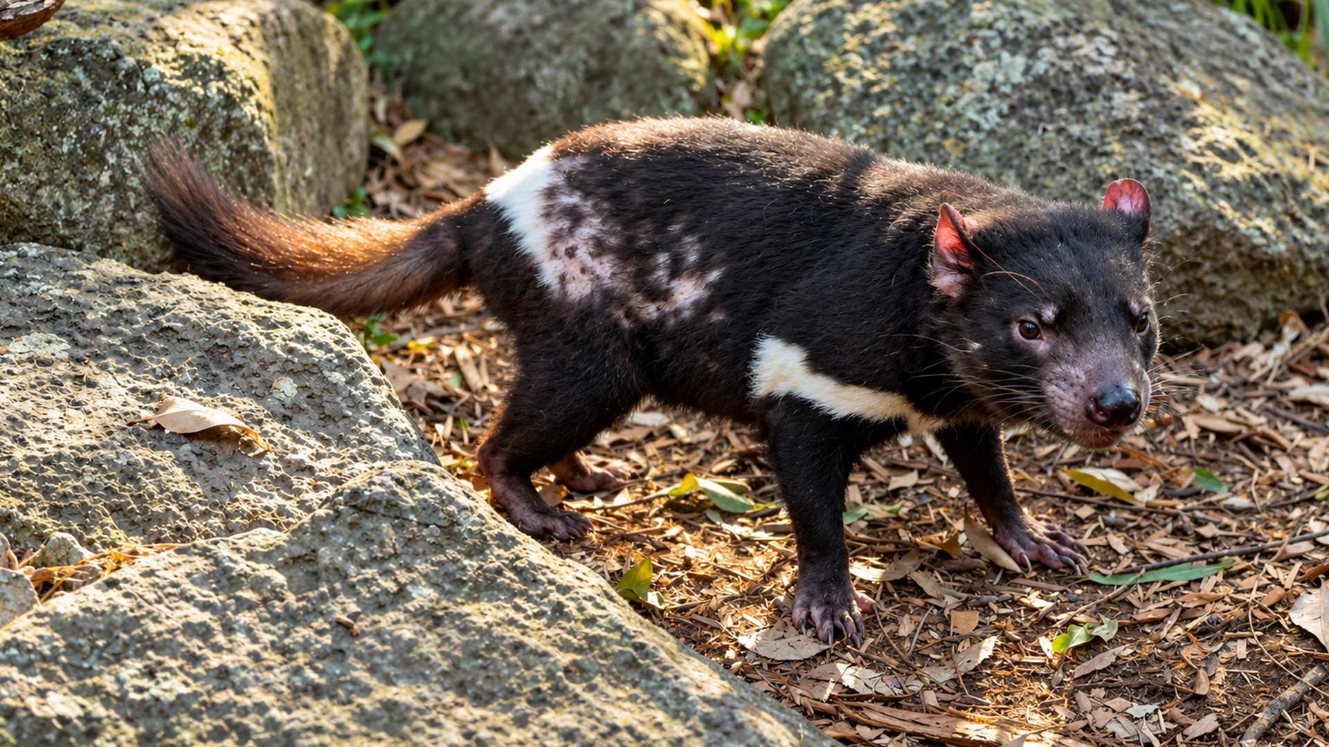 Det lille sorte dyr, der kun findes på Tasmanien
