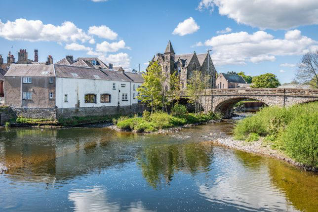 The quiet Borders market town that’s home to tweed, salmon fishing and ...
