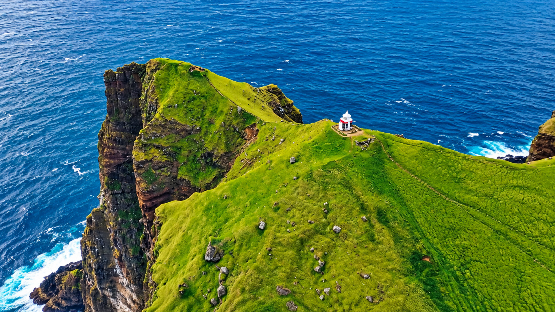 These remote Atlantic islands have remarkable coastal cliffs