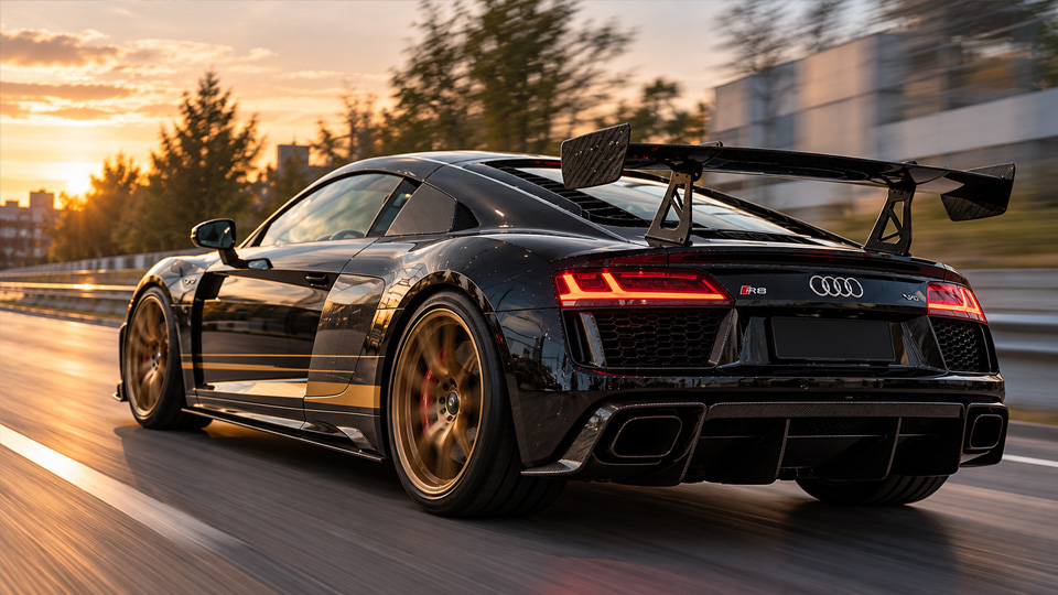 Dieser Audi R8 Rennwagen hat eine Straßenzulassung